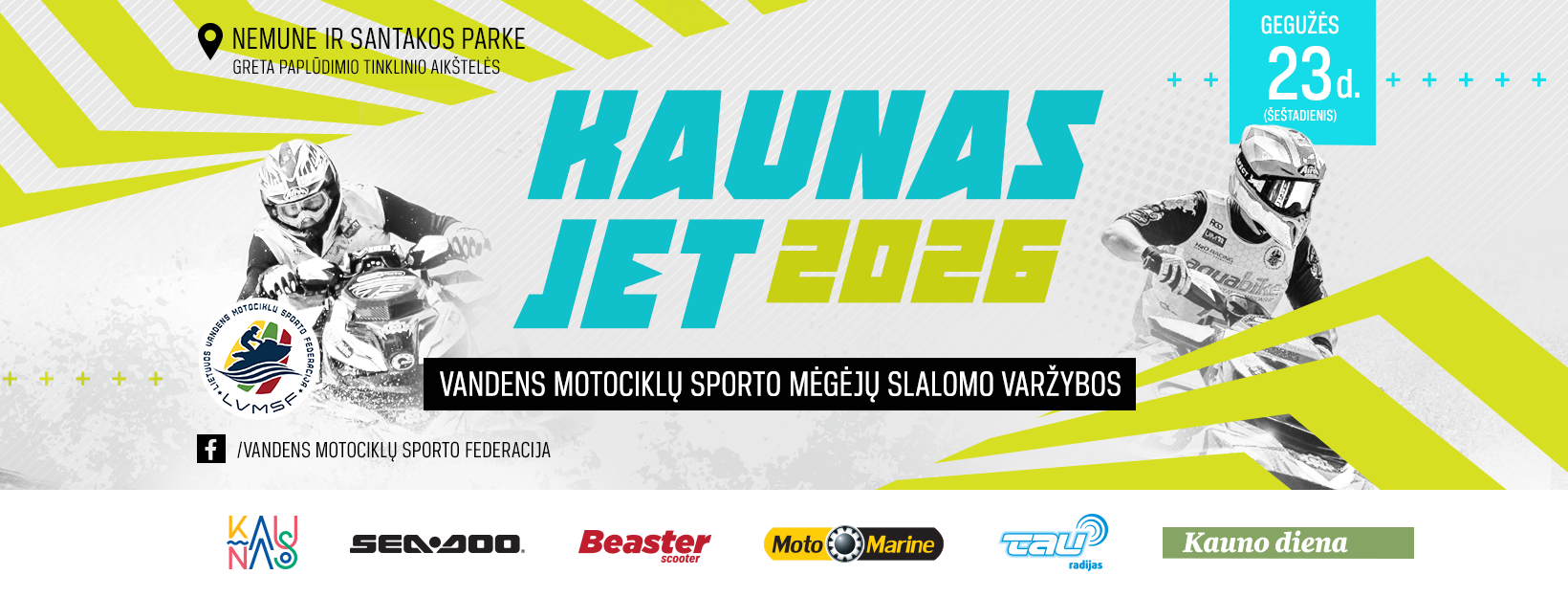 Kaunas Jet 2026 varžybų plakatas